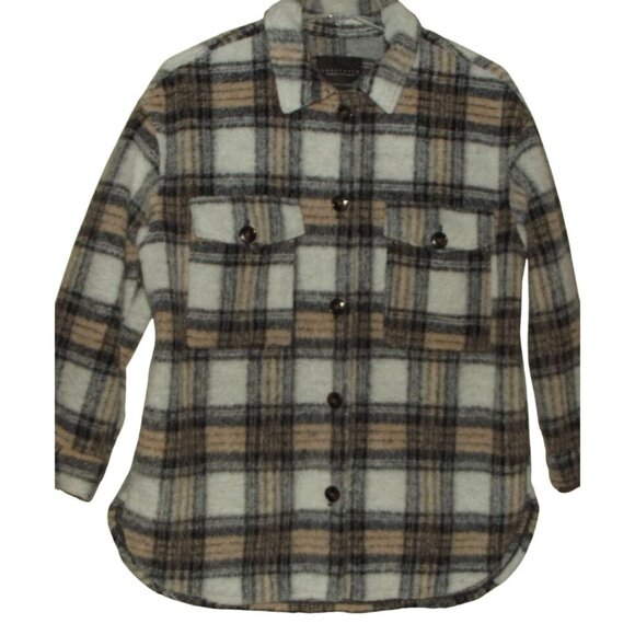Sanctuary Shacket Shirt Womens Size Medium Town Wool Blend Jacket - Picture 1 of 11